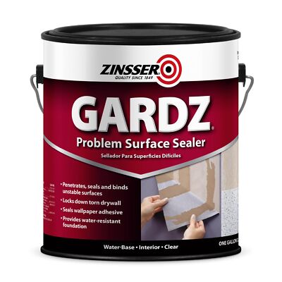 Zinsser Gardz Clear Problem Surface Sealer for Damaged Drywall and Wallpaper