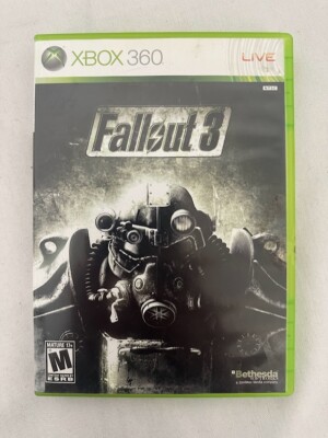 Fallout 3 (Microsoft Xbox 360, 2008) NO MANUAL TESTED WORKING
