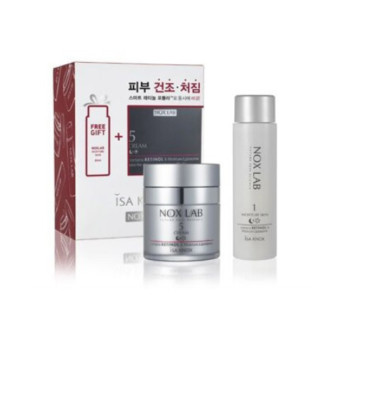 Kit De Soins ISA KNOX Nox Lab Moisture - Toner & Emulsion Hydratants K-Beauty, Neuf