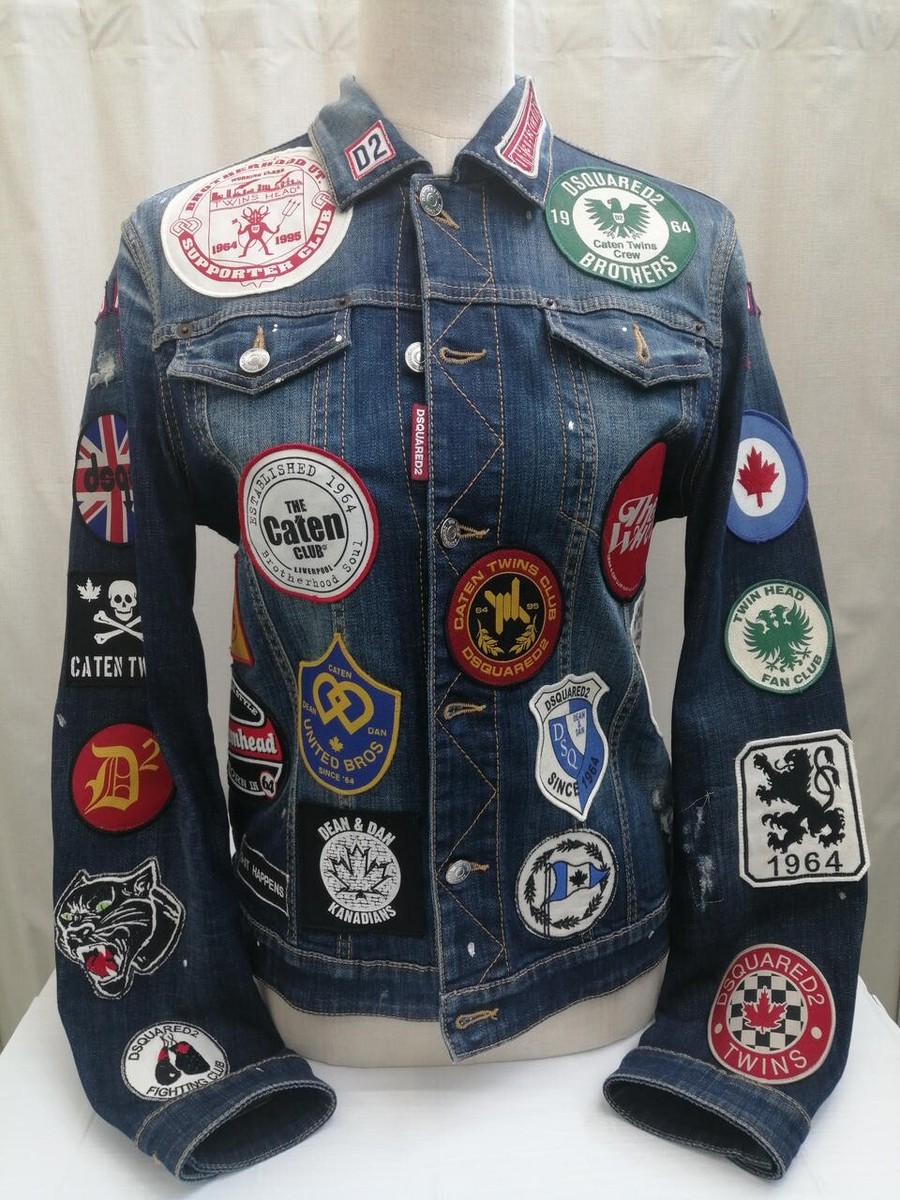 Dsquared2 170 M Size Patch Denim Jacket Used | eBay