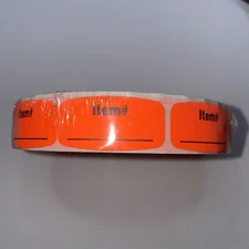 1000 each per ROLL Item number Inventory Labels Stickers