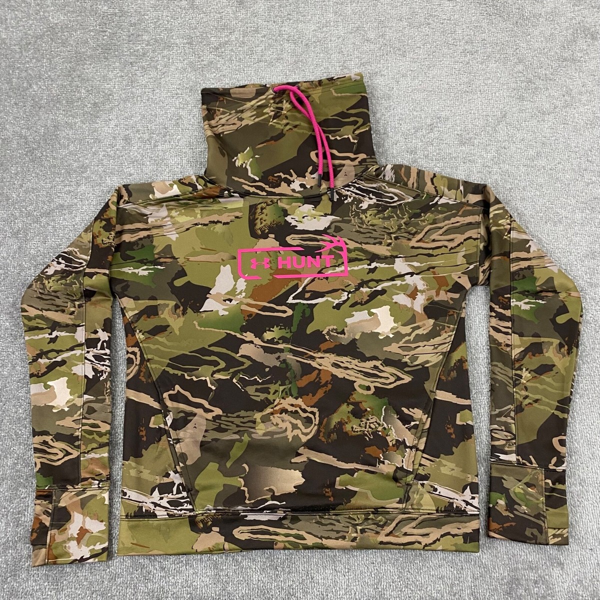 Under Armour Jacket Womens Medium Camouflage Hunting Hunt Coldgear