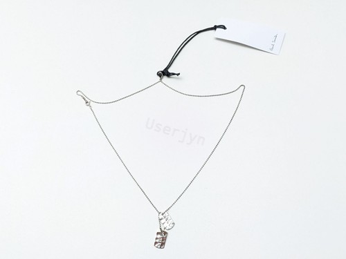 Paul Smith Men's Hammered 925 Sterling Silver Double Dog Tag Necklace RRP: £230 - Picture 5 of 10