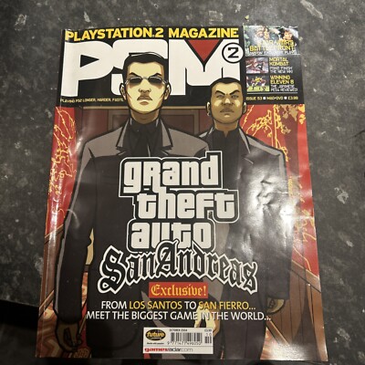 PSM Magazine Issue 53 October 2004 GTA SanAndreas Exclusive Playstation ...