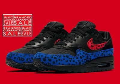 air max 1 leopard black