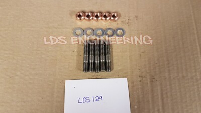 VW Golf mk1 mk2 Polo Jetta Derby  900cc 1.1 1.3 8v Exhaust stud Nut kit set