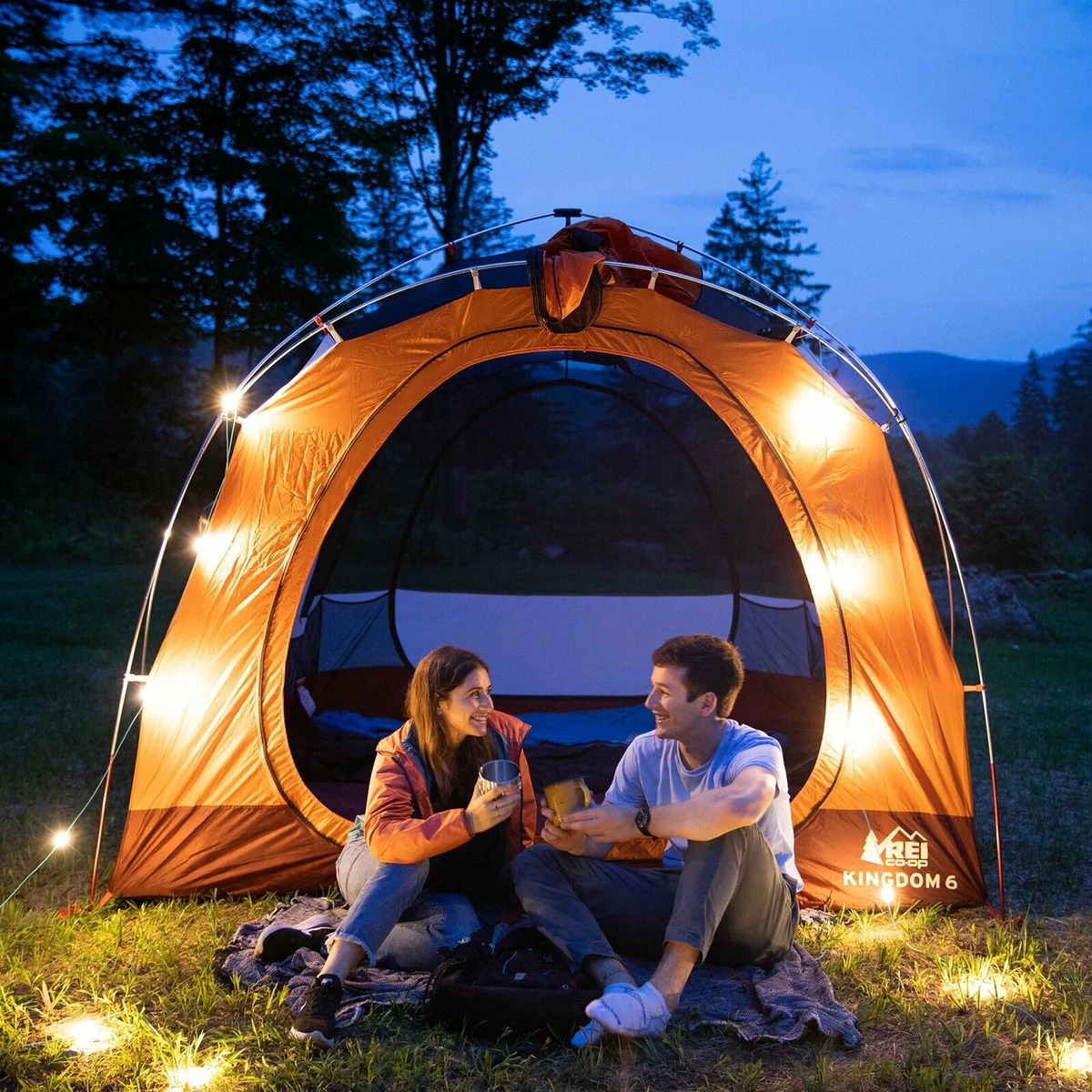 Luci Solar String Light LED Solar Charging Outdoor Warm White 18ft