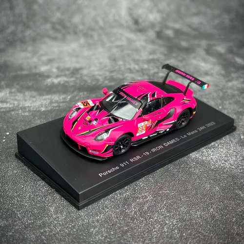 Spark 1/64 Porsche 911 RSR-19 Iron Dames Team #85 2023 Le Mans Car Model Y309 - Picture 3 of 9