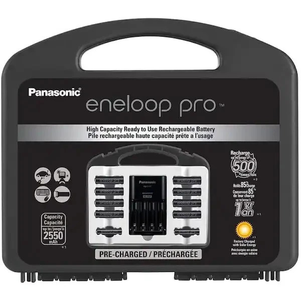 Panasonic Eneloop Pro AA (2550mAh NiMH, 8-pack)