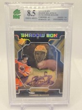 2019-2020 Upper Deck SPX - Connor McDavid Shadow Box Auto No. 08/25.