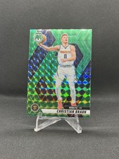 2024-25 Panini Mosaic - Christian Braun #141 Green Mosaic Prizm