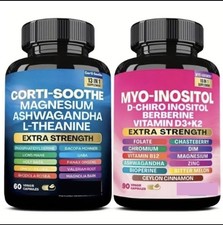 2 Pack-Zoyava Cortisol Myo-Inositol Extra Strength Stress Relief Hormone Support