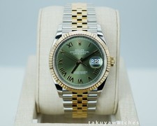 Rolex 126233 DATEJUST 36 STEEL YELLOW GOLD OLIVE GREEN ROMAN DIAL 2026