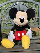 Mickey Mouse Big Head Large Plush Classic Walt Disney Animation Iconic Cartoon