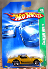 2008 Hot Wheels 165 Treasure Hunt 512 Hot Bird Gold Wchrome 5 Spoke Wheels
