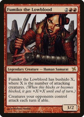 Fumiko the Lowblood (104) Betrayers of Kamigawa BOK MTG Magic