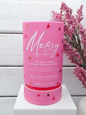 Messy by Alli Webb 'I Will Not Be Broken' Overnight Repair Hair Serum 1.7 oz NIB