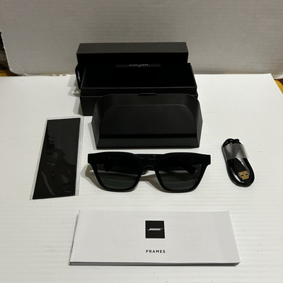#ad #ad Bose Frames Tenor Rectangular Bluetooth Audio Sunglasses Black Parts Only $52.50