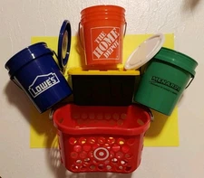 Lowe’s Home Depot Menards Target MINI BUCKET MINI BASKET TEENY TOTE SET -5 TOTAL