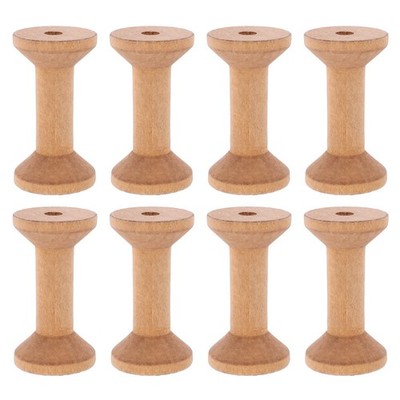 8 Pcs Spool Sewing Machines Barrel Shaped Spools Cardboard Floss Bobbin