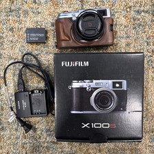 Fujifilm X100S     Silver   Shutter Count 169   Leather Case Multicoat Filter