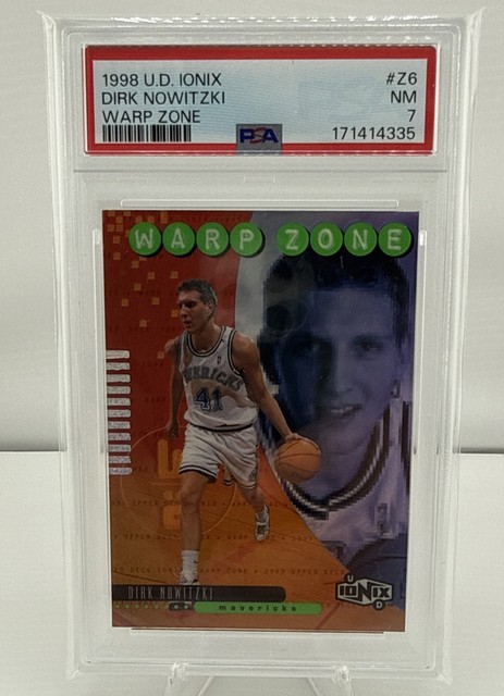 1998-99 Upper Deck Ionix - Warp Zone Dirk Nowitzki #Z6 (RC)