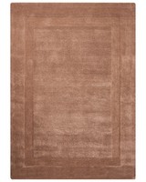 Teppich Wolle Braun Einfarbig Rechteckig 160X230 Cm Modern Kurzflor Kargil