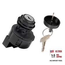 Premium Ignition Key Switch 3 Position 6 Pins, Fits for 2001-2018 Polaris
