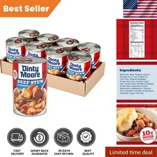 Bulk Beef Stew Cans - 8-Pack of Gluten-Free, Protein-Packed Meals for Busy Days