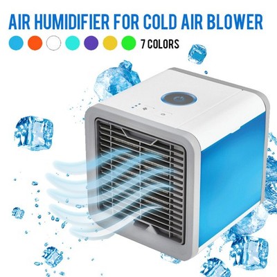 USB Mini Luftkühler Aircooler Klimagerät Licht mobil Luftbefeuchter Ventilator