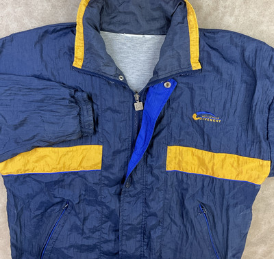 Vintage Givenchy Track Jacket Men Sz 2XL Activewear Windbreaker 80s 90s Retro