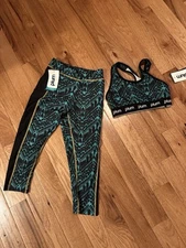 Plum Practicewear AS NWT Capris Leggings Bra Set Gymnastics Brand New