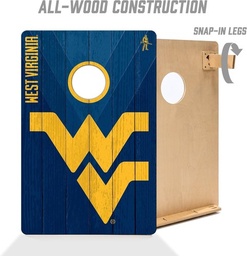 Juego Cornhole de madera de 2'x3' College Sports con bolsas de frijoles temáticas - UWV - Imagen 3 de 7