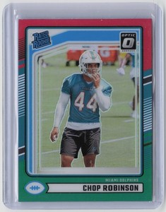 2024 Donruss #351 Chop Robinson Optic Rated Rookies Preview Red and Green