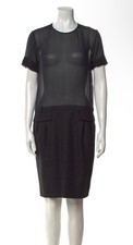Vintage Gucci Silk and Wool Dress Size 42 Made In Italy