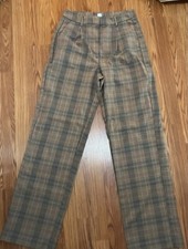 Old Navy Equestrian TAYLOR Slack Plaid Pant B...