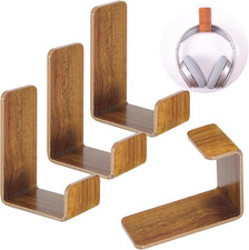4 Pieces Headphone Hanger Holder Desk Adhesive Headphone Hook Wall Mount Headset