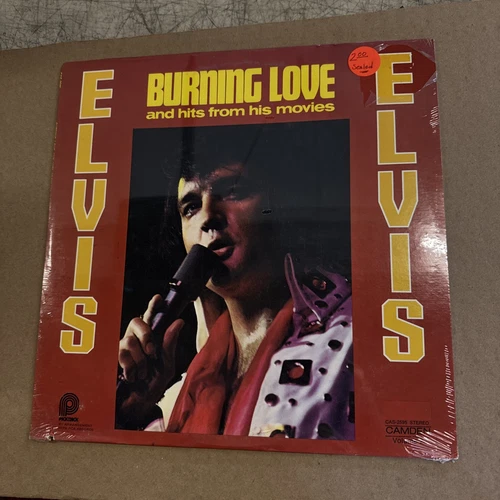 ELVIS PRESLEY LP "Burning Love" RCA/CAMDEN RECORDS CAS-2595 -  SEALED