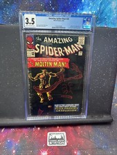 Amazing Spider-Man #28 CGC 3.5 1st Molten Man Marvel Comics GC