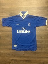 Chelsea 2003 2005 Home Football Jersey Soccer Shirt Umbro Size Small Flaw
