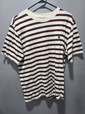 Carhartt Work In Progress WIP Oakland Border Striped T-Shirt Size Large