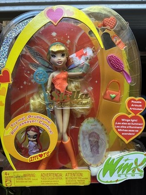 Mattel Stella of WINX CLUB + Pixie Amore 2005 Doll G8515 NEW NIP Sealed Rare HTF