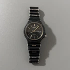 Vintage Seiko Sports 100 Quartz Black Dial Day/Date 35mm Men’s Watch