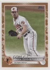 2022 Topps Series 1 Memorial Day Camo 17/25 Bruce Zimmermann #157 gd1