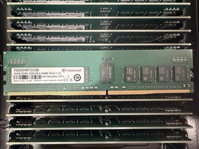 Transcend 16GB DDR4 3200 ECC RDIMM Server RAM TS2GHR72V2B **2Rx8 PC4**