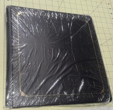 CREATIVE MEMORIES Black with Gold Trim Old Style 12 x 12 Album Coverset NIOP