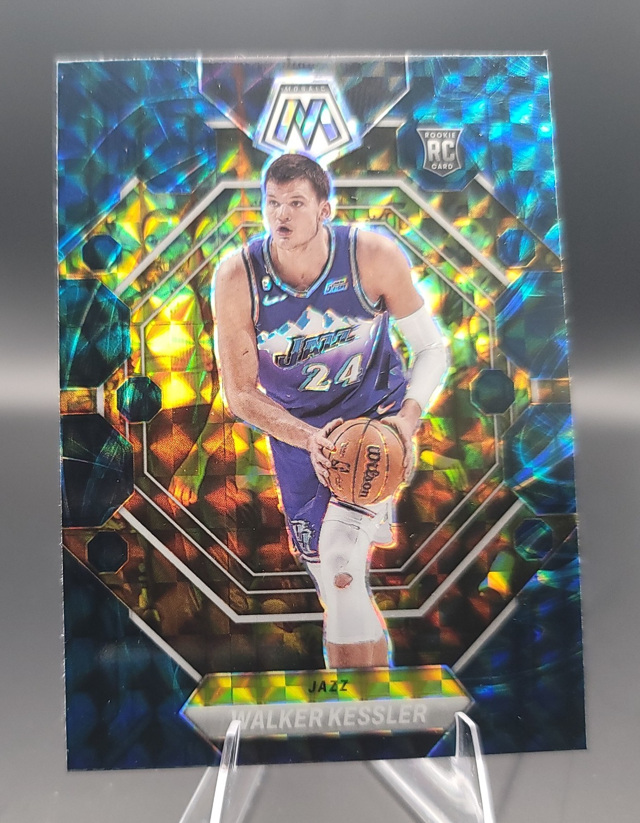 2022-23 Mosaic Basketball Genesis SSP Walker Kessler RC 