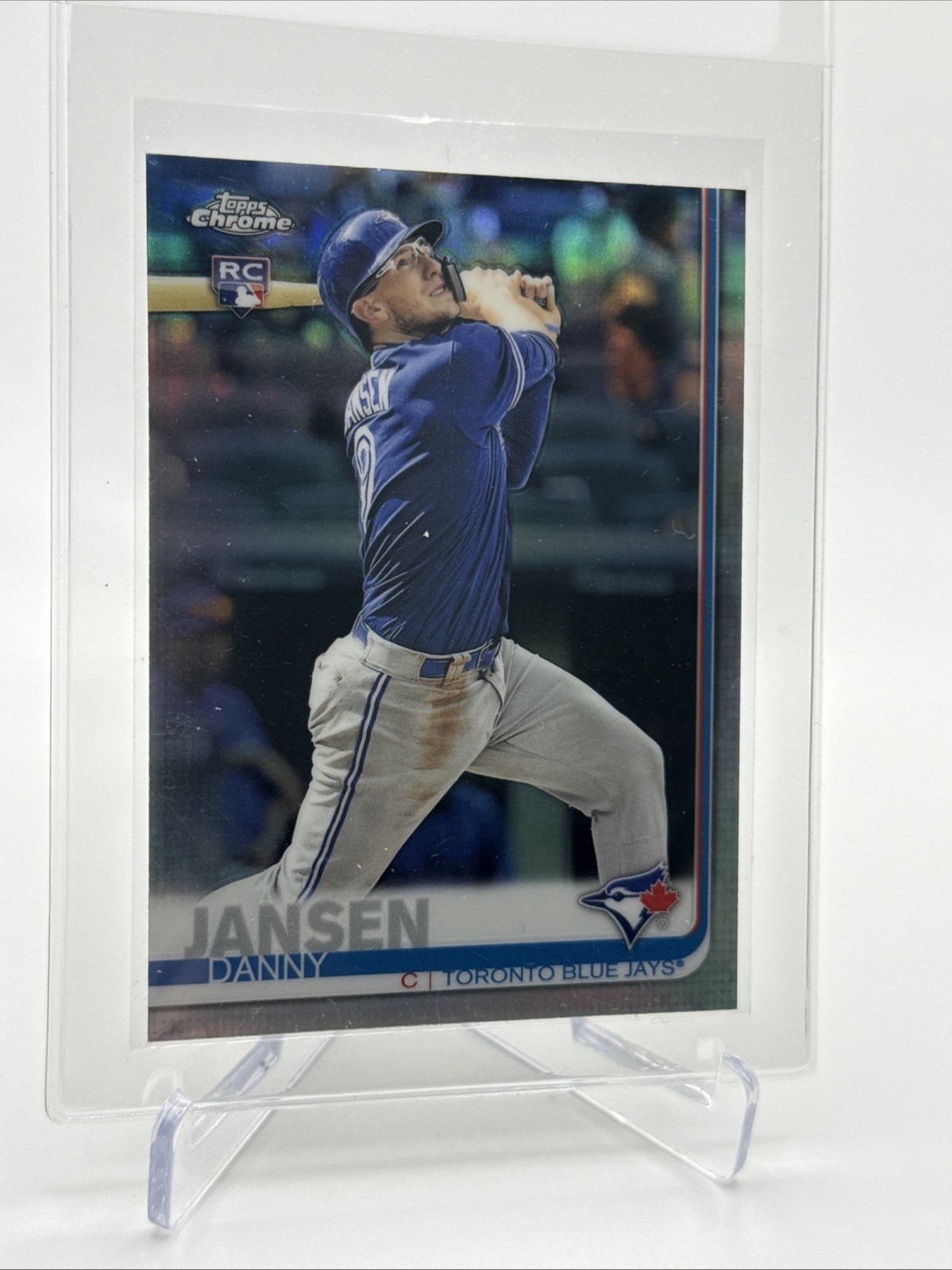 2019 Topps CHROME REFRACTOR Danny Jansen Rookie Card #35 Mint FREE SHIPPING