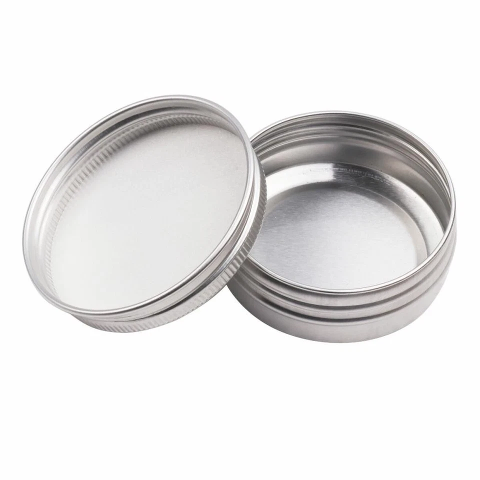 10pcs Mini Round Tin Can Boxes Metal Case Jewelry Container 30ml with Lids Co  - Image 4 of 4