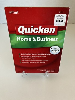 Quicken Home & Business 2011 For Windows.  Still Sealed